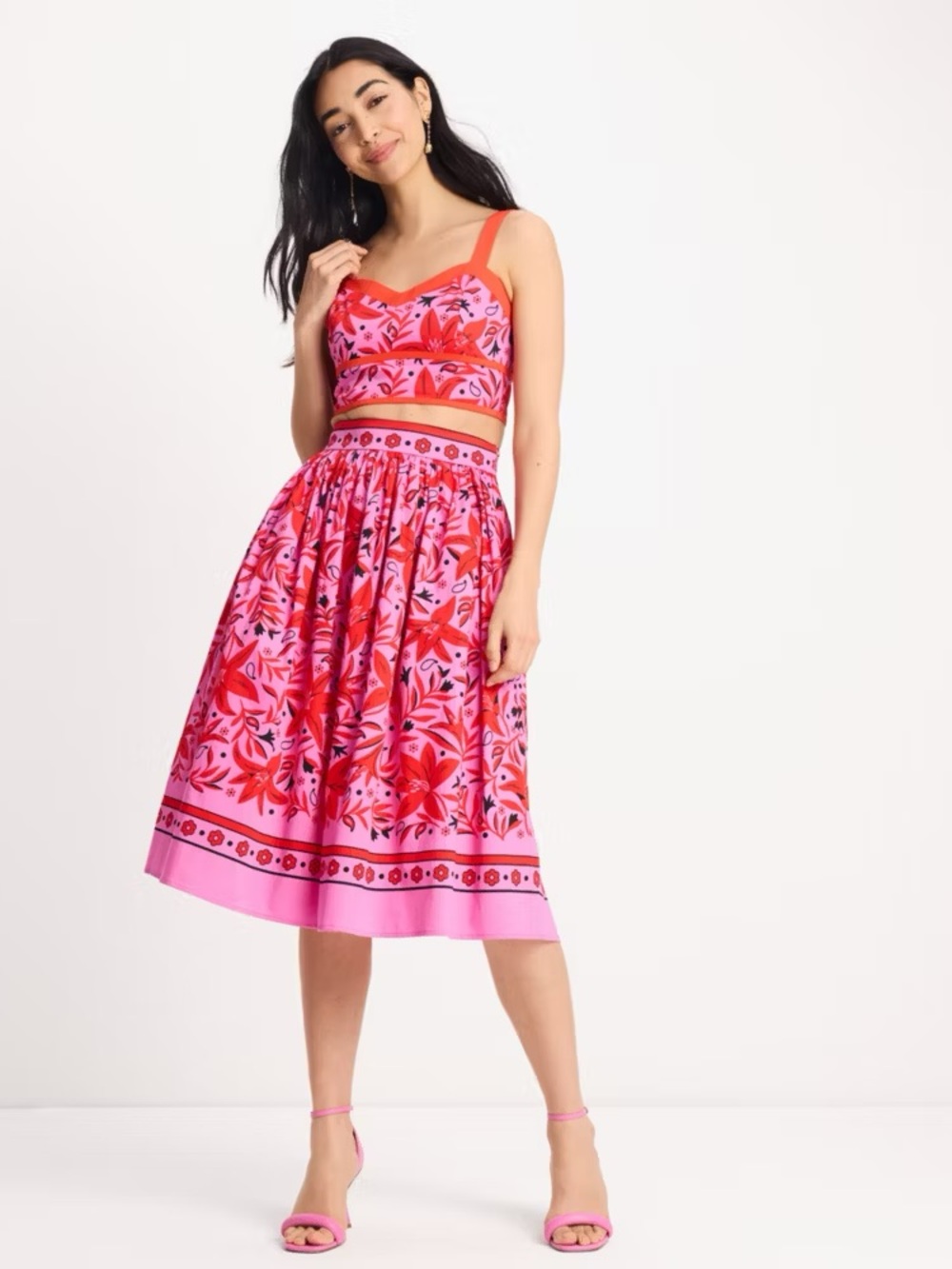 Kate Spade New York Daylily Midi Skirt - Picture 9 of 10